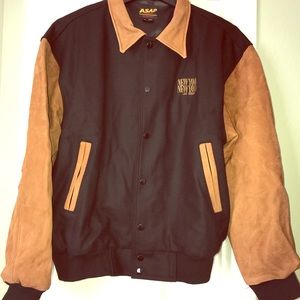 Vintage varsity bomber jacket